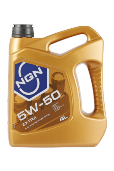 Масло моторное синтетическое NGN EXTRA 5W-50 SN/CF 4L
