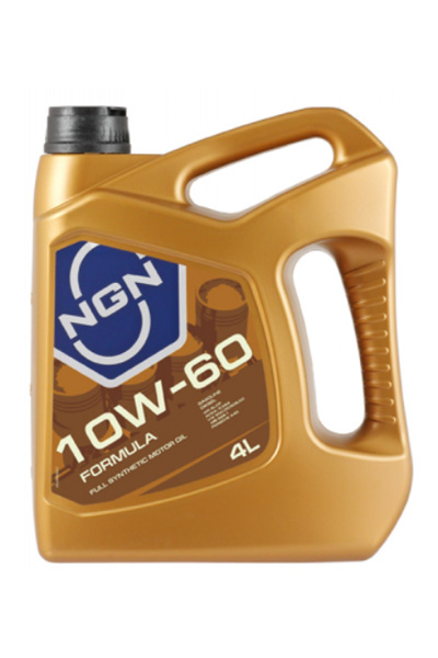 Масло моторное синтетическое NGN FORMULA 10W-60 SN/CF 4L