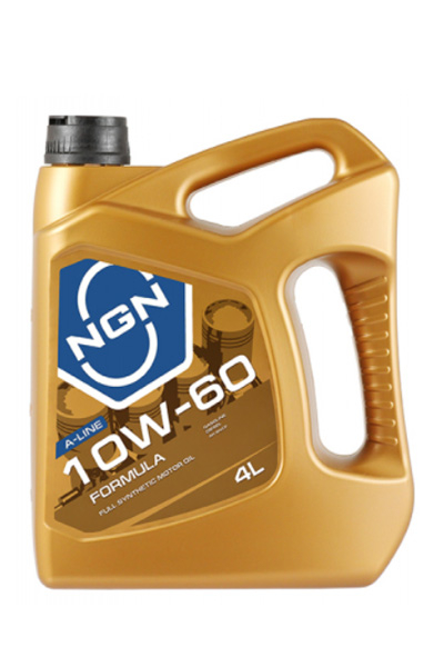 Масло моторное синтетическое NGN FORMULA A-LINE 10W-60 SN/CF 4L