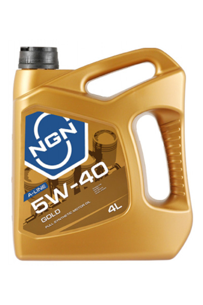 Масло моторное синтетическое NGN GOLD A-LINE 5W-40 SN/CF 4L