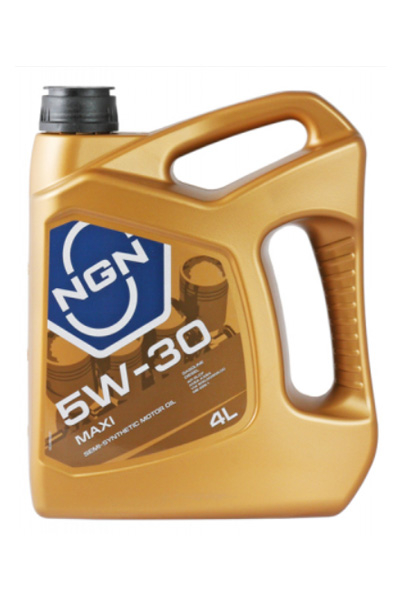 Масло моторное полусинтетическое NGN MAXI 5W-30 SL/CF 4L