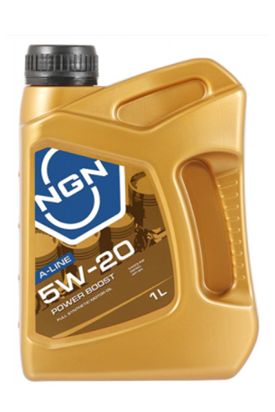 Масло моторное синтетическое NGN POWER BOOST A-LINE 5W-20 SN 1L