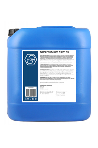 Масло моторное полусинтетическое NGN PREMIUM 10W-40 SL/CF 20L