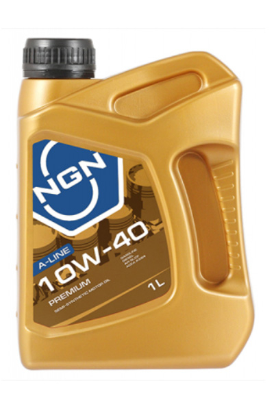 Масло моторное полусинтетическое NGN PREMIUM A-LINE 10W-40 SL/CF 1L