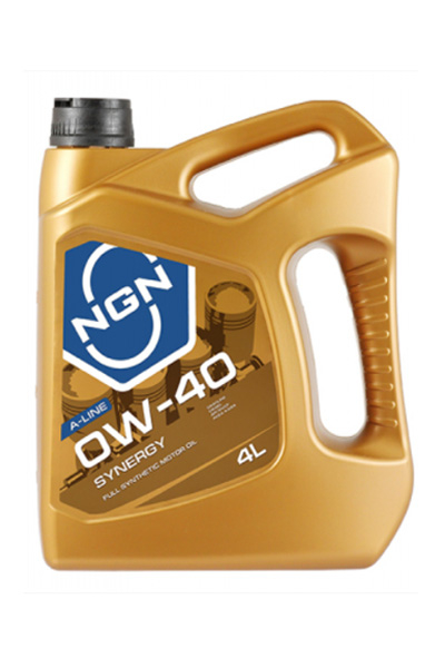 Масло моторное синтетическое NGN SYNERGY A-LINE 0W-40 SN/CF 4L