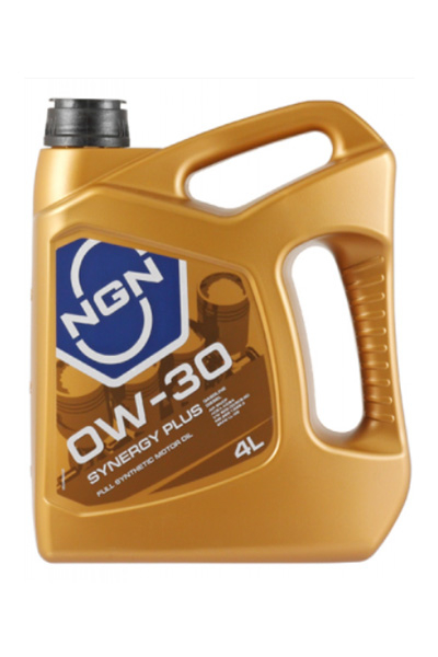 Масло моторное синтетическое NGN SYNERGY PLUS 0W-30 SL/CF 4L