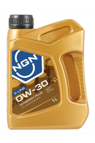 Масло моторное синтетическое NGN SYNERGY PLUS A-LINE 0W-30 SN/CF 1L
