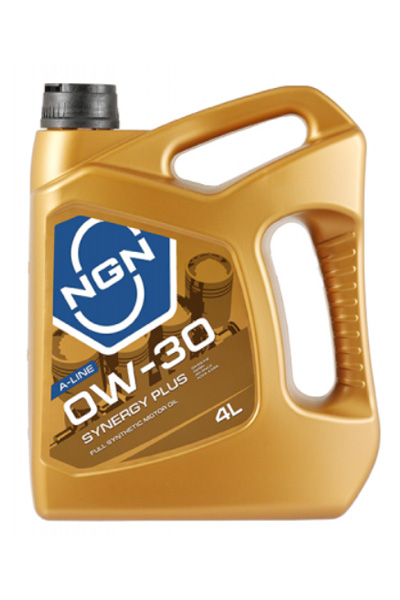 Масло моторное синтетическое NGN SYNERGY PLUS A-LINE 0W-30 SN/CF 4L