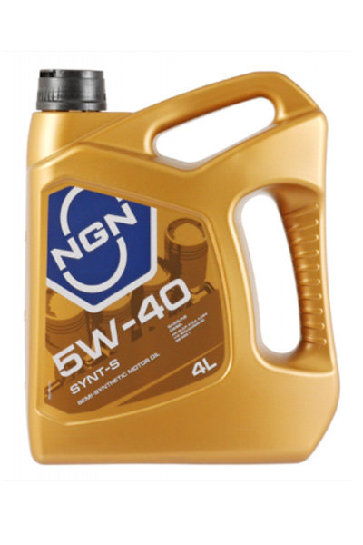 Масло моторное полусинтетическое NGN SYNT-S 5W-40 SL/CF 4L