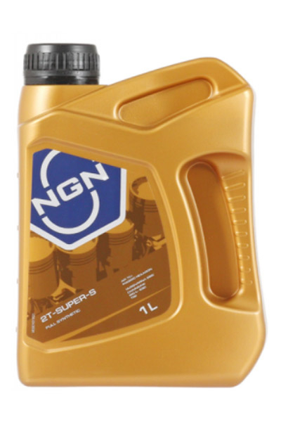 Масло моторное полусинтетическое NGN 2T-SUPER-S TC+ 1L