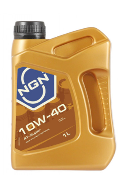 Масло моторное полусинтетическое NGN 4T-SUPER 10W-40 SL/SM/SN 1L