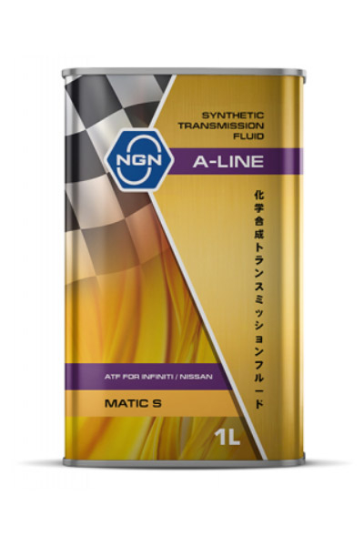 Жидкость трансмиссионная синтетическая NGN A-LINE ATF MATIC S 1L