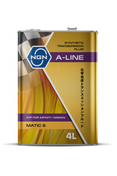 Жидкость трансмиссионная синтетическая NGN A-LINE ATF MATIC S 4L