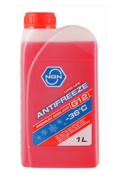 Антифриз NGN ANTIFREEZE G12 -36 красный 1L