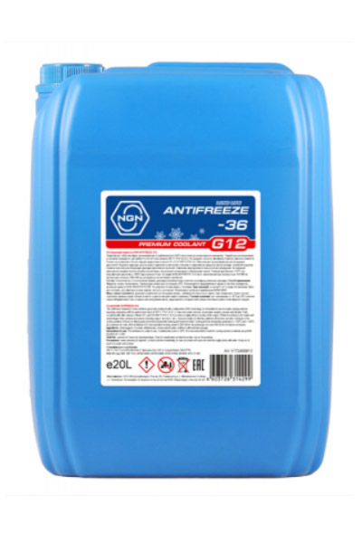 Антифриз NGN ANTIFREEZE G12 -36 красный 20L