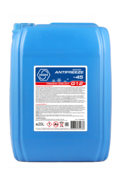 Антифриз NGN ANTIFREEZE G12 -45 красный 20L