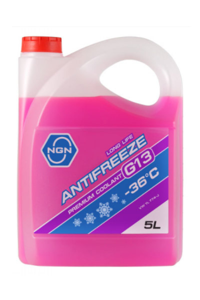 Антифриз NGN ANTIFREEZE G13 -36 фиолетовый 5L