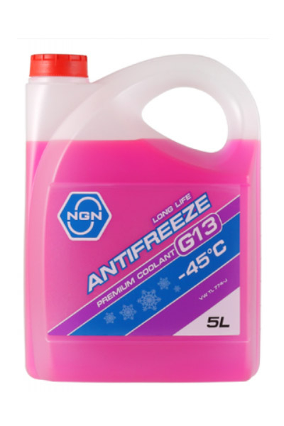 Антифриз NGN ANTIFREEZE G13 -45 фиолетовый 5L
