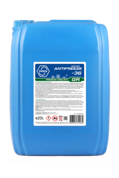 Антифриз NGN ANTIFREEZE GR -36 зелёный 20L