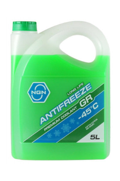 Антифриз NGN ANTIFREEZE GR -45 зелёный 5L
