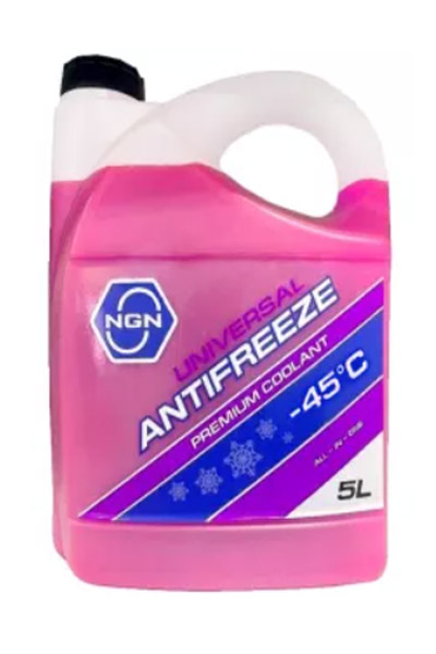 Антифриз NGN UNIVERSAL ANTIFREEZE -45 красно-фиолетовый 5L