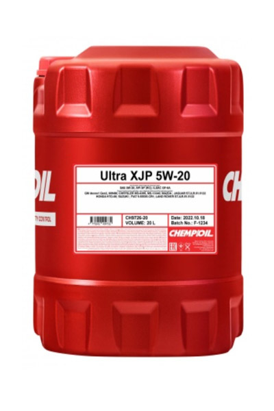 Масло моторное PAO-синтетическое CHEMPIOIL 9726 ULTRA XJP 5W-20 SP/RC 20L