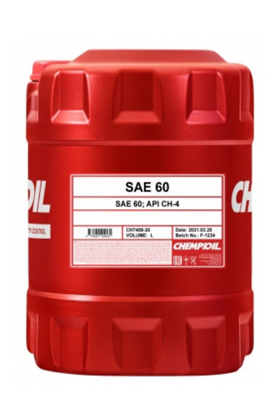 Масло моторное минеральное CHEMPIOIL 7408 SAE 60 CH-4 20L