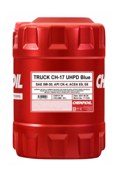 Масло моторное PAO-синтетическое CHEMPIOIL 9117 CH-17 TRUCK UHPD BLUE 5W-30 CK-4 20L