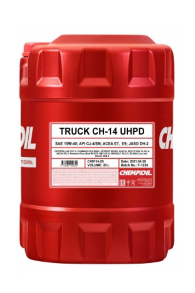 Масло моторное синтетическое CHEMPIOIL 9114 CH-14 TRUCK UHPD 15W-40 20L