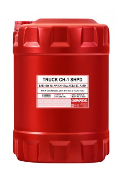 Масло моторное полусинтетическое CHEMPIOIL 9101 CH-1 TRUCK SHPD 15W-40 CH-4/SL 10L