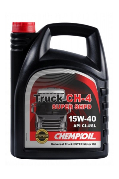Масло моторное полусинтетическое CHEMPIOIL 9104 CH-4 TRUCK SUPER SHPD 15W-40 CI-4 Plus/CI-4/CH-4/SL 5L