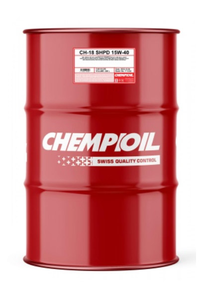 Масло моторное синтетическое CHEMPIOIL 9118 CH-18 SHPD 15W-40 CK-4 208L