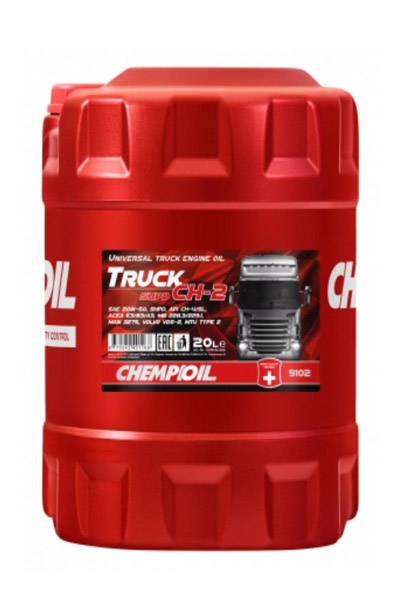 Масло моторное полусинтетическое CHEMPIOIL 9102 CH-2 TRUCK SHPD 20W-50 CH-4/SL 20L
