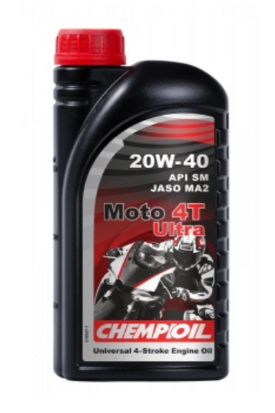 Масло моторное синтетическое CHEMPIOIL 9307 MOTO 4T ULTRA 20W-40 SM 1L