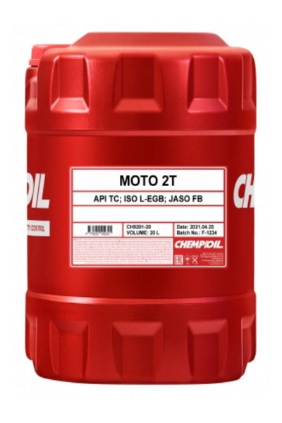 Масло моторное минеральное CHEMPIOIL 9201 MOTO 2T 20L