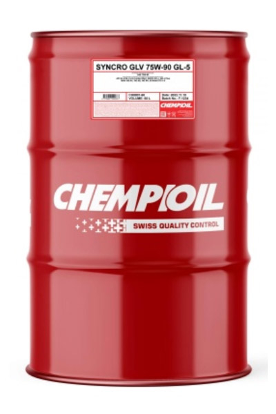 Масло трансмиссионное синтетическое CHEMPIOIL 8801 SYNCRO GLV 75W-90 GLV GL-4/GL-5 LS 60L