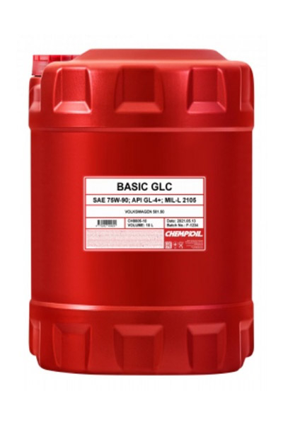 Масло трансмиссионное PAO-синтетичекое CHEMPIOIL 8805 BASIC GLC 75W-90 GL-4+ 10L