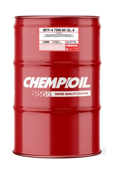 Масло трансмиссионное синтетичекое CHEMPIOIL 8804 MTF-4 75W-80 GL-4 60L