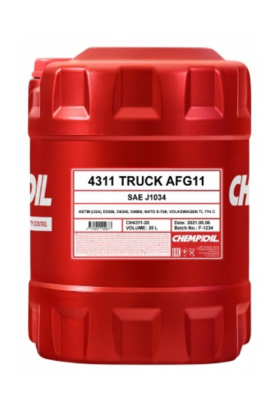 Жидкость охлаждающая CHEMPIOIL 4311 TRUCK AFG 11 J1034 20L