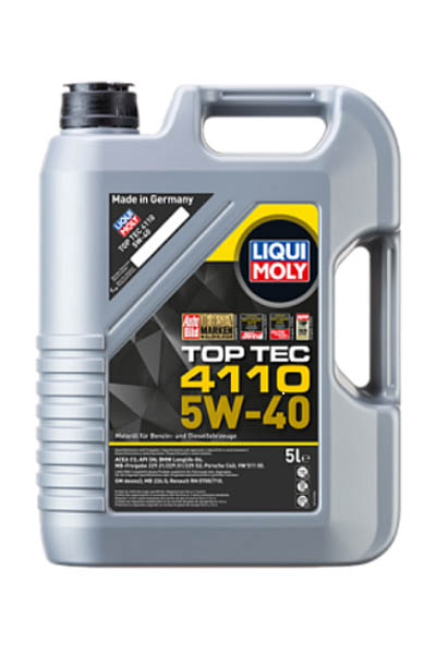 Масло моторное синтетическое LIQUI MOLY Top Tec 4110 5W-40 SN 5L