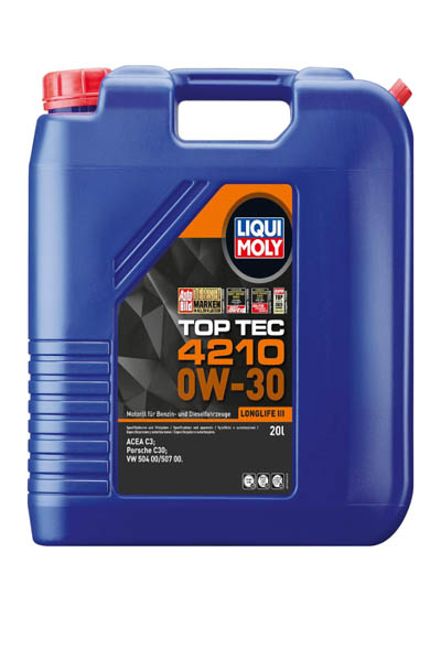 Масло моторное синтетическое LIQUI MOLY Top Tec 4210 0W-30 SN 20L