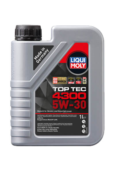 Масло моторное синтетическое LIQUI MOLY Top Tec 4300 5W-30 SP 1L