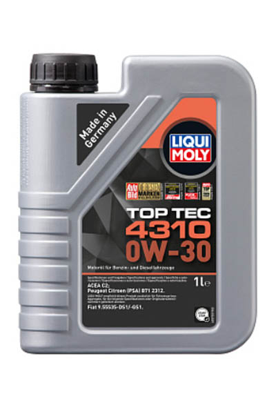 Масло моторное синтетическое LIQUI MOLY Top Tec 4310 0W-30 C2 1L