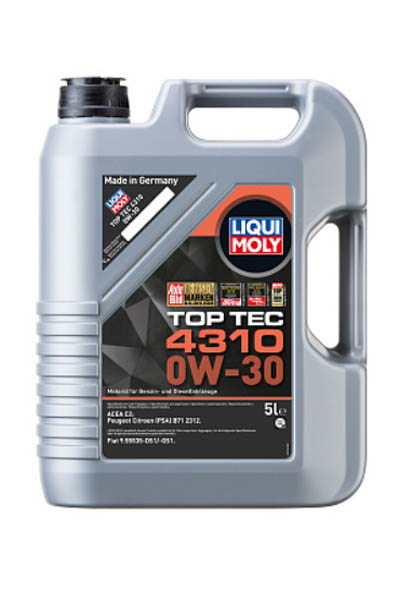 Масло моторное синтетическое LIQUI MOLY Top Tec 4310 0W-30 C2 5L