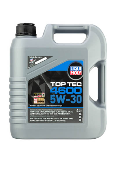 Масло моторное синтетическое LIQUI MOLY Top Tec 4600 5W-30 SP 4L