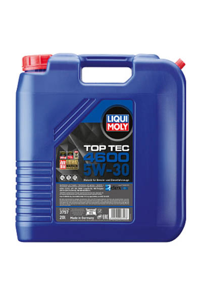 Масло моторное синтетическое LIQUI MOLY Top Tec 4600 5W-30 SP 20L