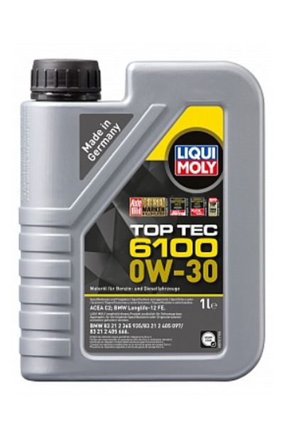 Масло моторное синтетическое LIQUI MOLY Top Tec 6100 0W-30 SP 1L