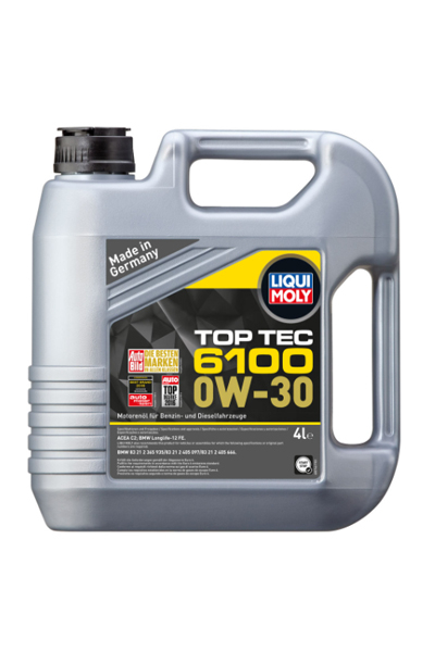 Масло моторное синтетическое LIQUI MOLY Top Tec 6100 0W-30 SP 4L