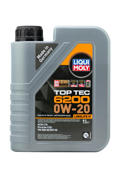 Масло моторное синтетическое LIQUI MOLY Top Tec 6200 0W-20 C5 1L