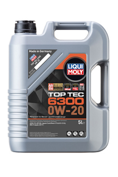 Масло моторное синтетическое LIQUI MOLY Top Tec 6300 0W-20 SN 5L